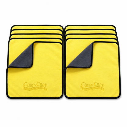 Detailingtücher 800 GSM 40×40 (Gelb) – 10er Set