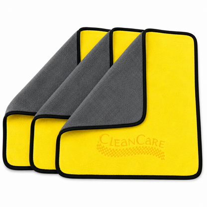 Detailingtücher 800 GSM 40×40 (Gelb) – 3er Set