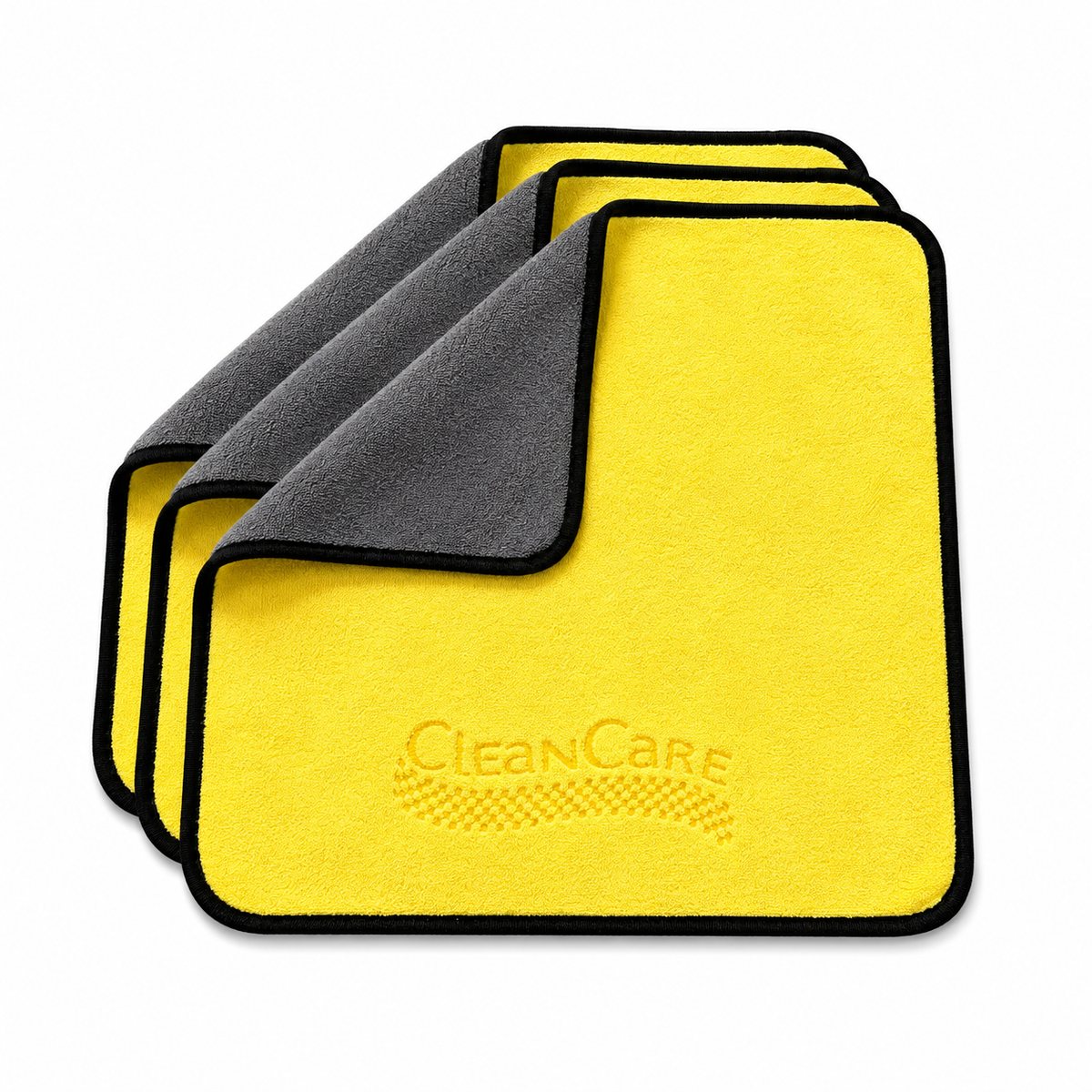 Detailingtücher 800 GSM 40×40 (Gelb) – 3er Set