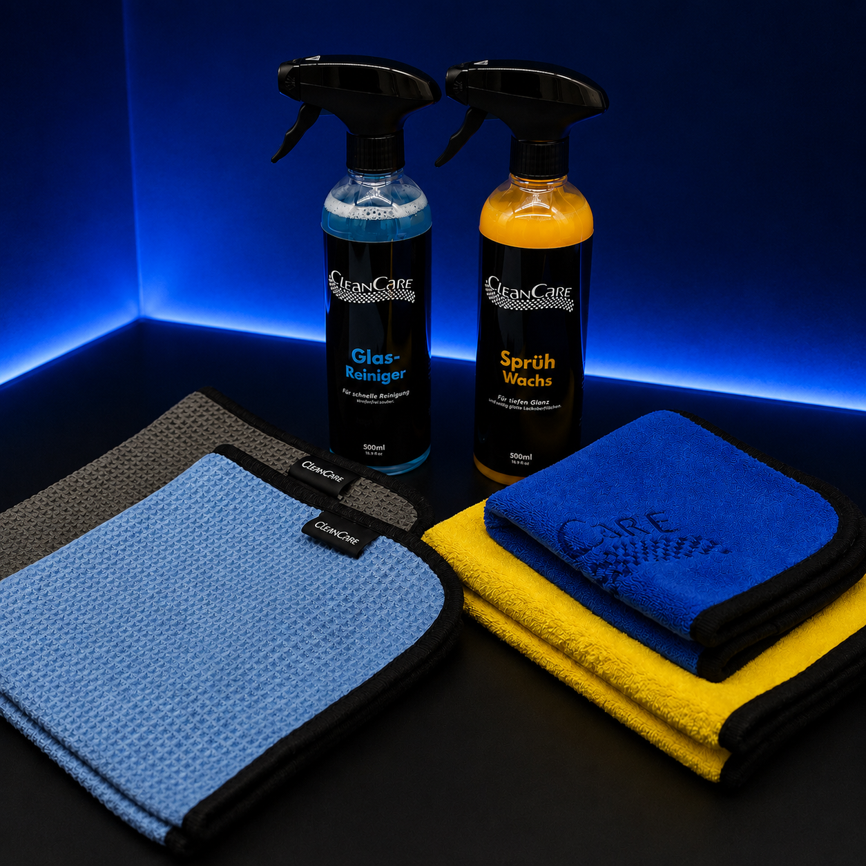 Glanz- & Glaspflege Set